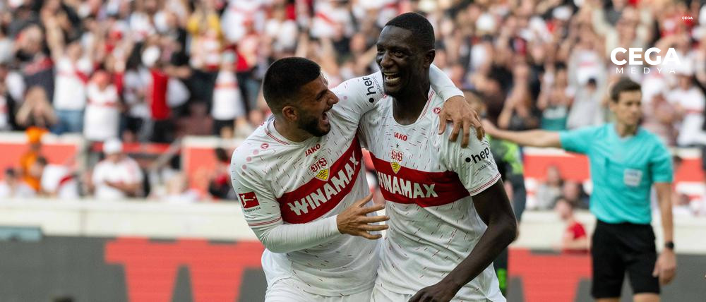 Torjubel Des Torschutzen Serhou Guirassy Vfb Stuttgart Jubel Und Freude Bei Deniz Undav Vfb Stuttgart Deutschland