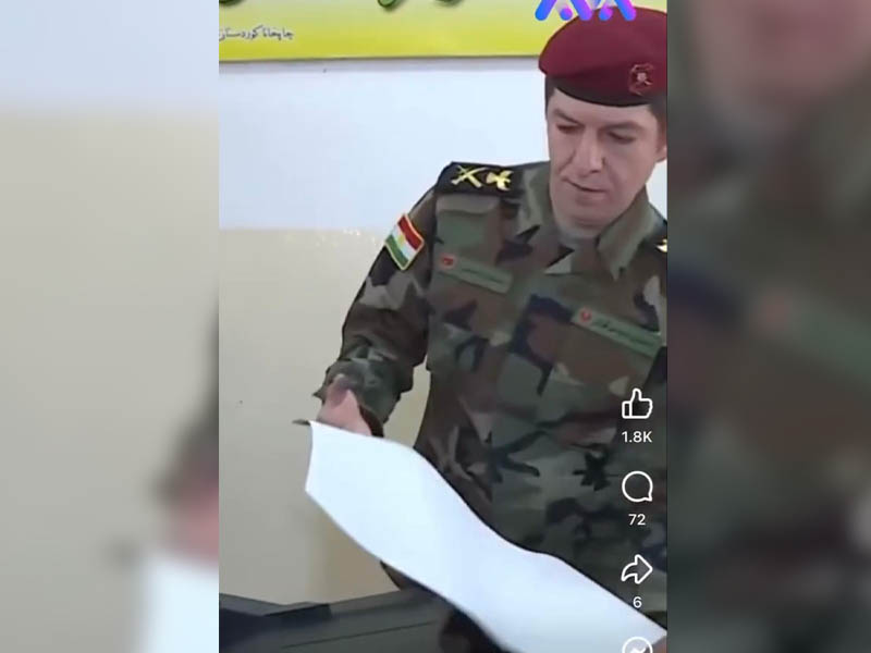 Barzani, Seçimde Türkmen Adaya Oy Verdi3