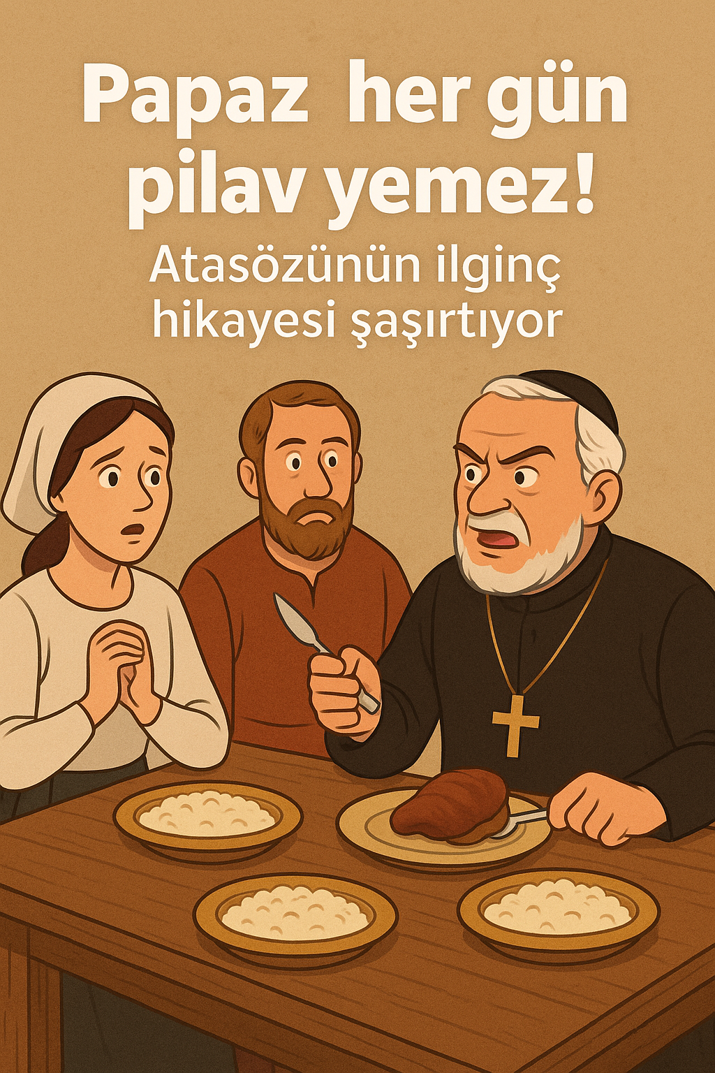 ''Papaz her gün pilav yemez''in şaşırtan ilginç hikayesi 