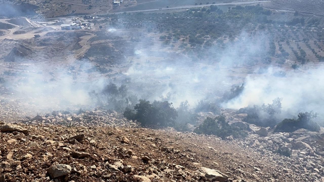 Kilis'te makilik alanda çıkan yangın kontrol altına alındı