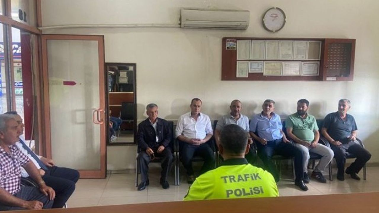Kilis’te otobüs şoförleri bilgilendirilirdi