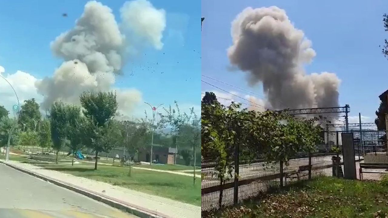 Kocaeli'de patlama: 2'si ağır 10 yaralı