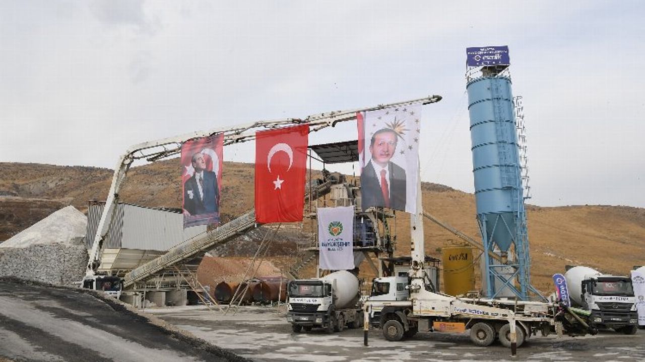 Malatya'nın beton santrali üretime başladı