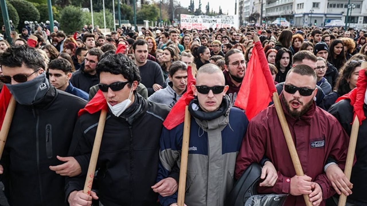 Yunanistan’da özel üniversite karşıtı eylemler