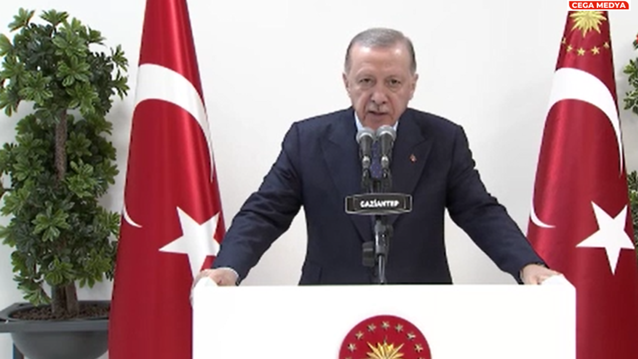Erdoğan Antep’te konuştu