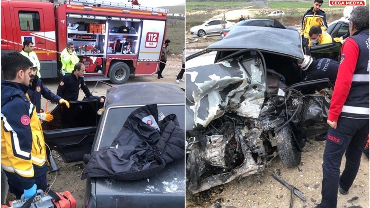 Urfa’da otomobiller çarpıştı: 1 ölü, 2 yaralı