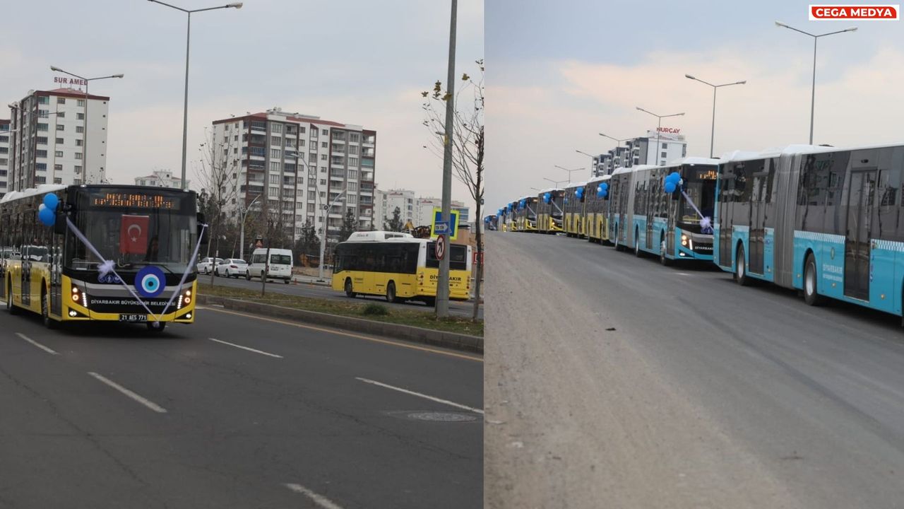 Diyarbakır'a 35 otobüs ve 26 yeni hat