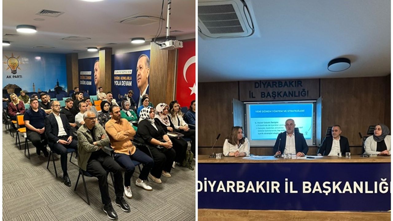 AK Parti Diyarbakır İl Başkanlığında medya başkanları toplantısı