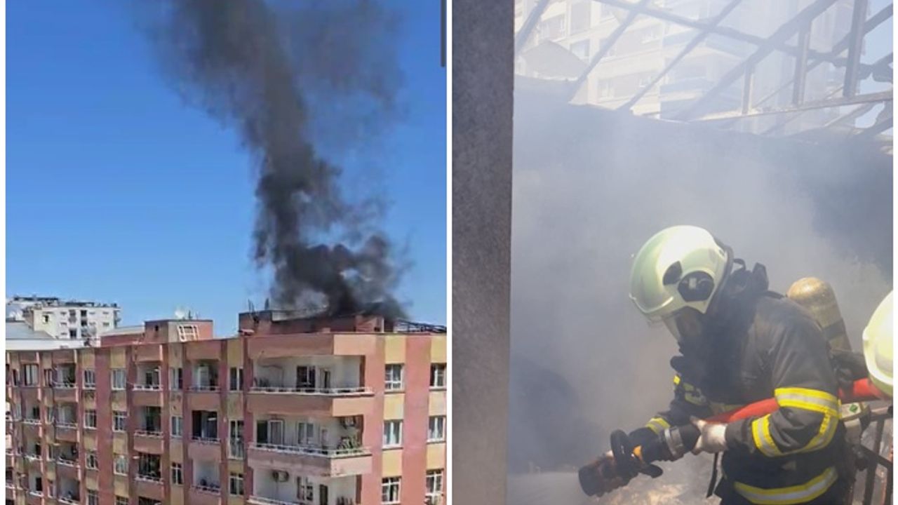Mardin Artuklu’da yangın