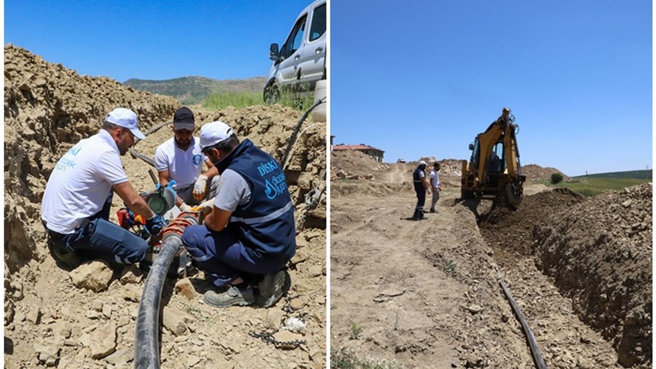 DİSKİ, Hani’de 370 konutluk TOKİ’nin su sorununu çözüyor