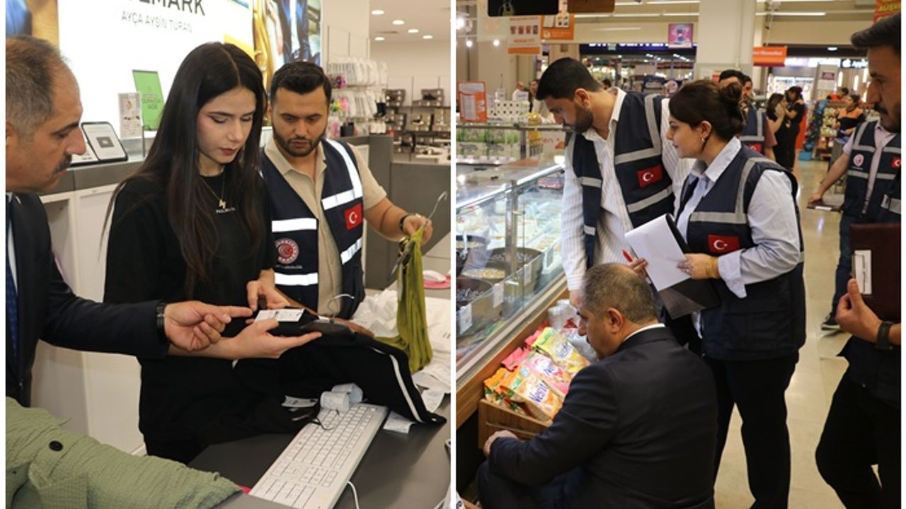 Diyarbakır’da market ve giyim mağazalarına bayram denetimi