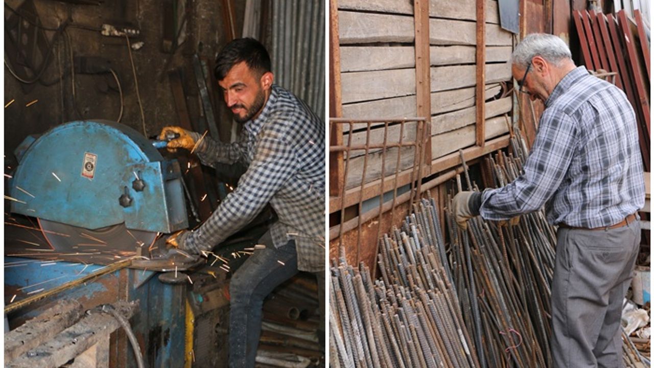 Diyarbakır’da hurdacı esnafın 1 Mayıs mesaisi