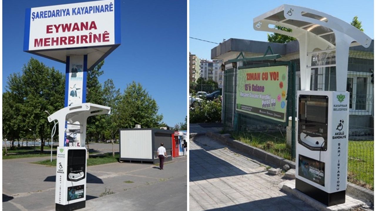 Diyarbakır’da engelliler için şarj istasyonları