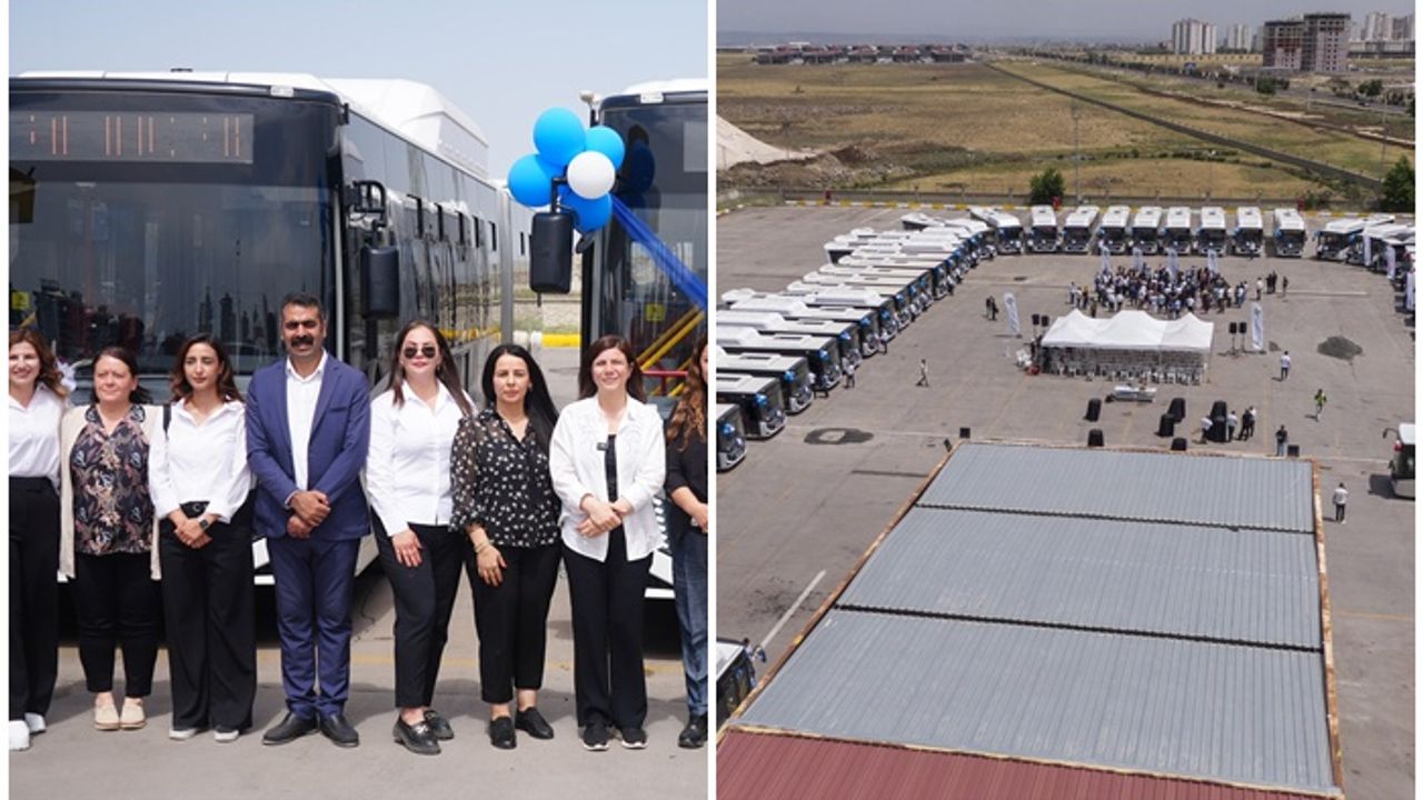 Diyarbakır’da 49 otobüs daha ulaşım filosuna katıldı