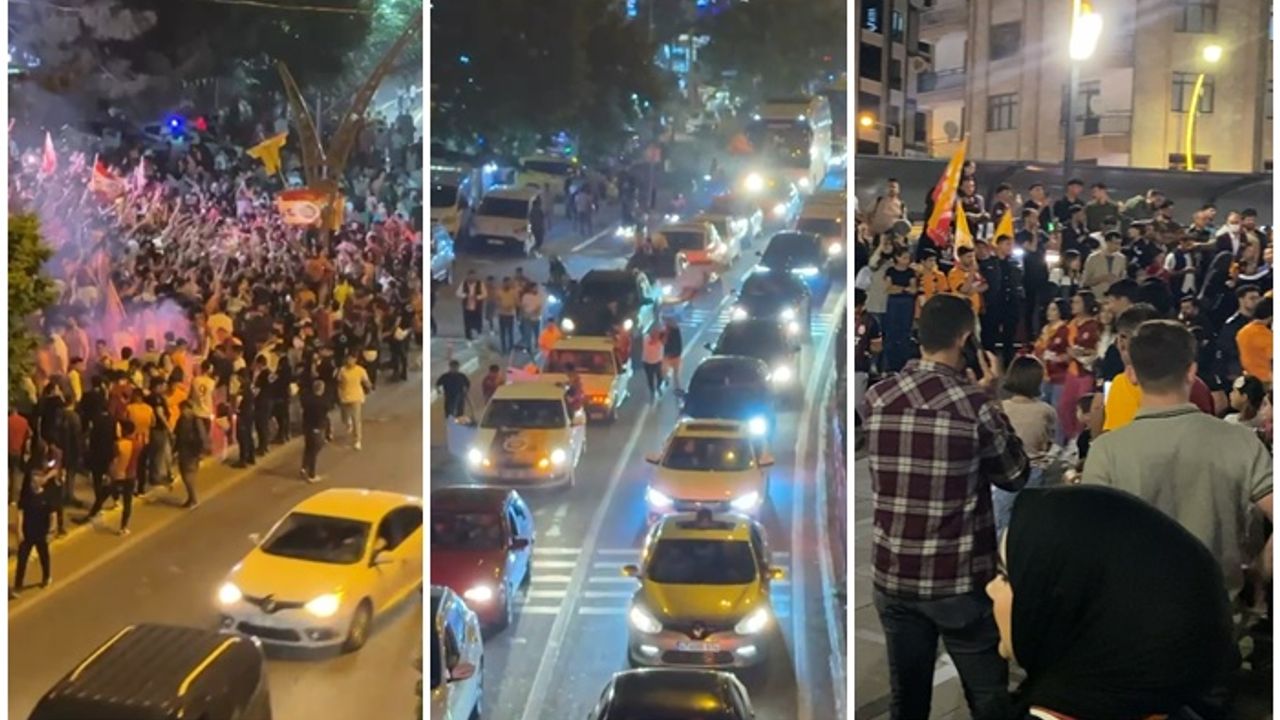 Bölge illerinde şampiyonluk kutlamaları