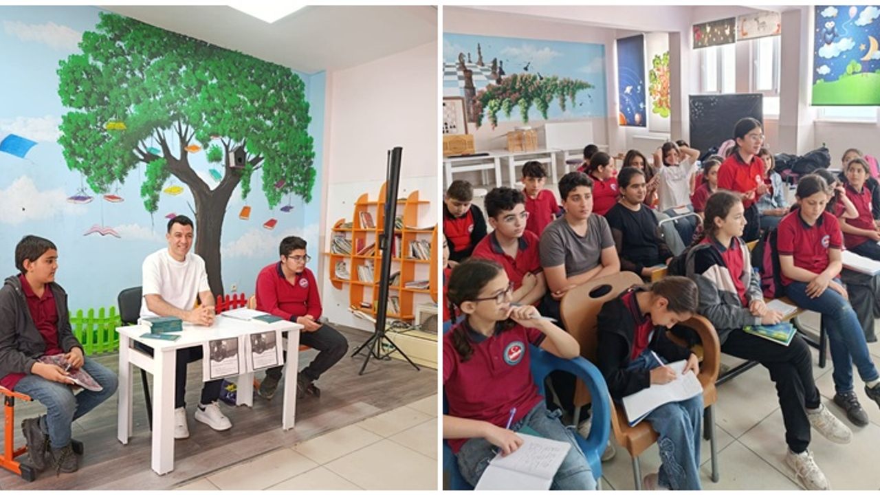 Yazar Yaman Mardin’de öğrencilerle söyleşti