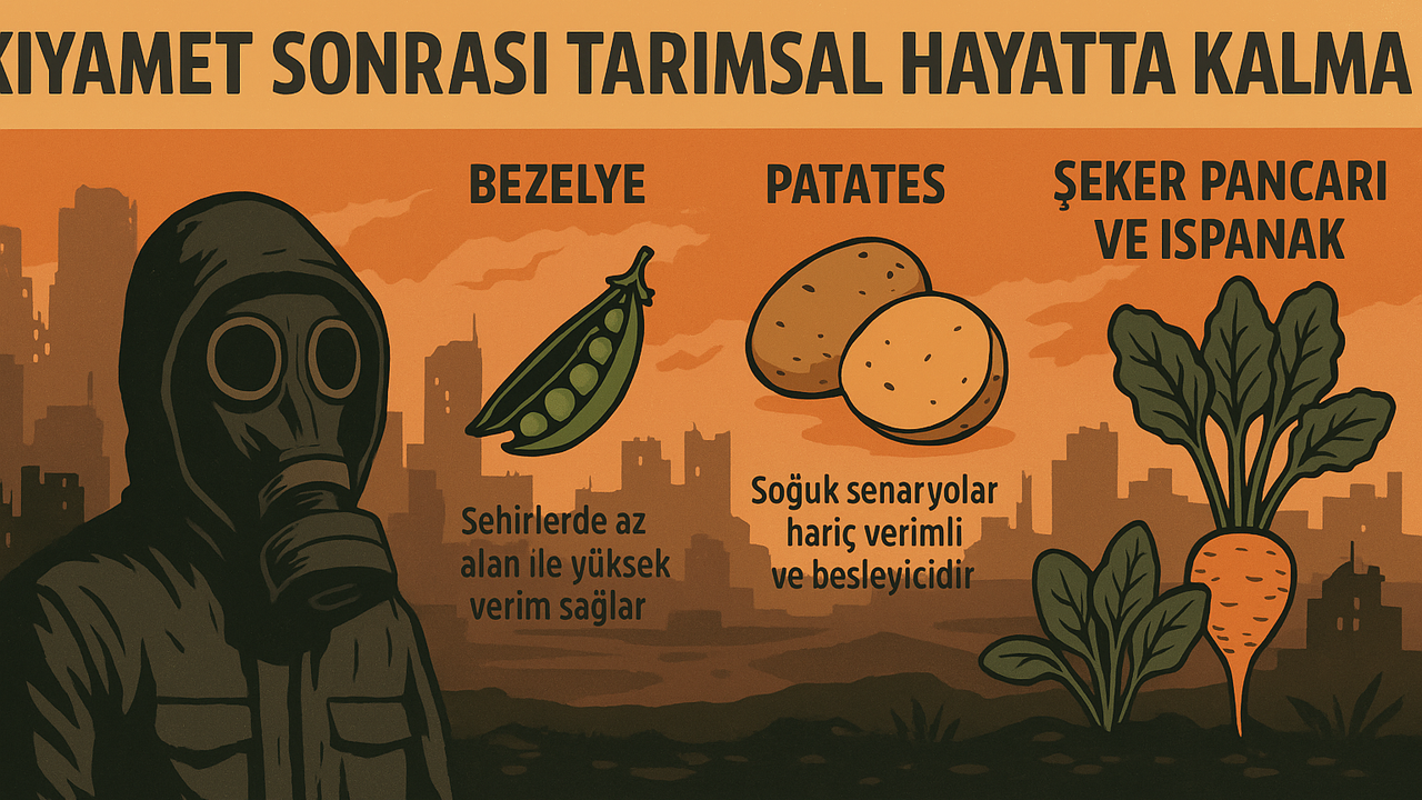 Kıyamet sonrası hayatta kalmanın anahtarı: Bezelye, patates ve ıspanak