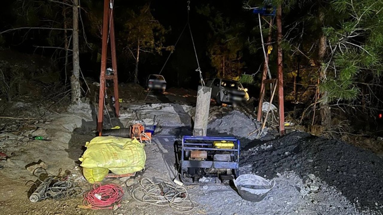 Kaçak krom madeninde 4 gözaltı