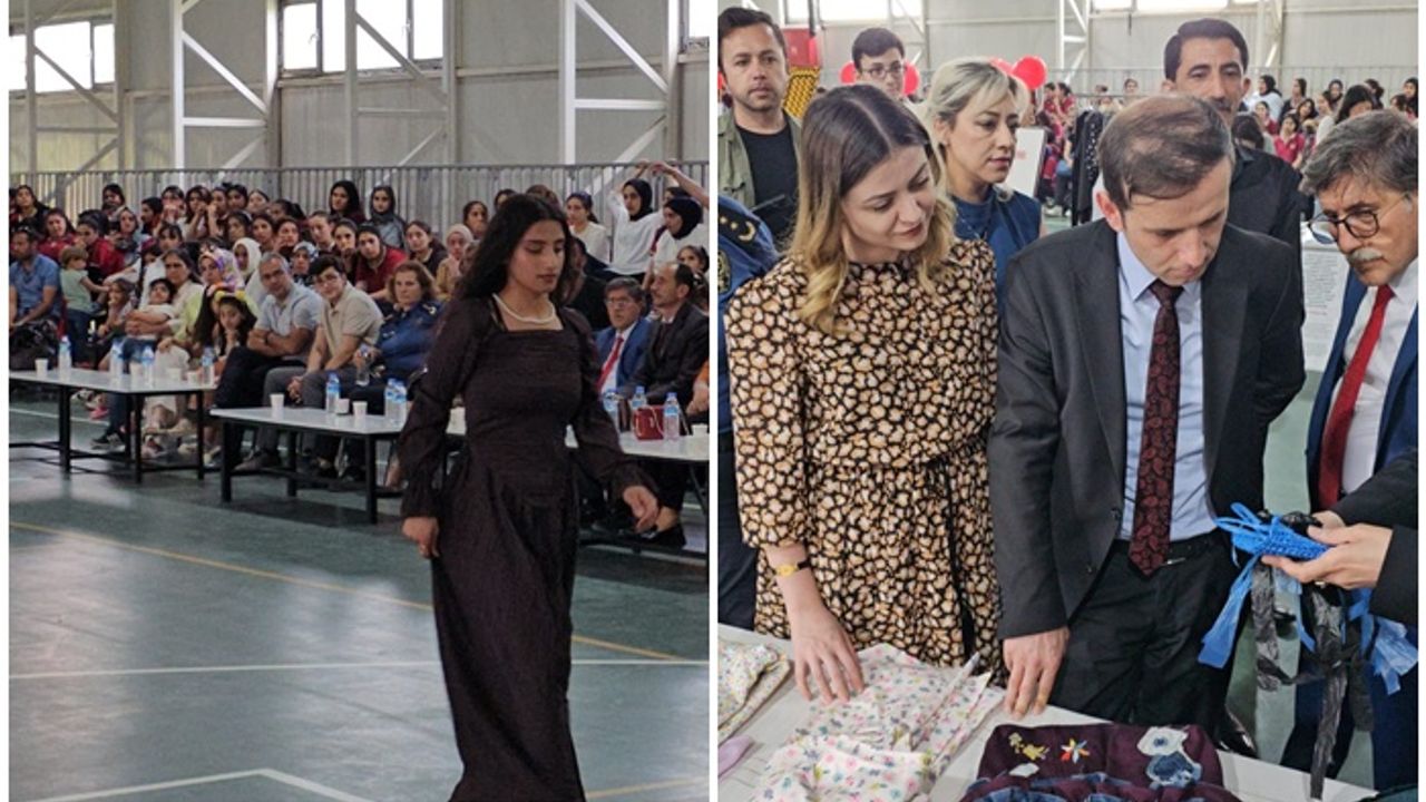 Diyarbakır’da moda bölümü öğrencilerinden defile