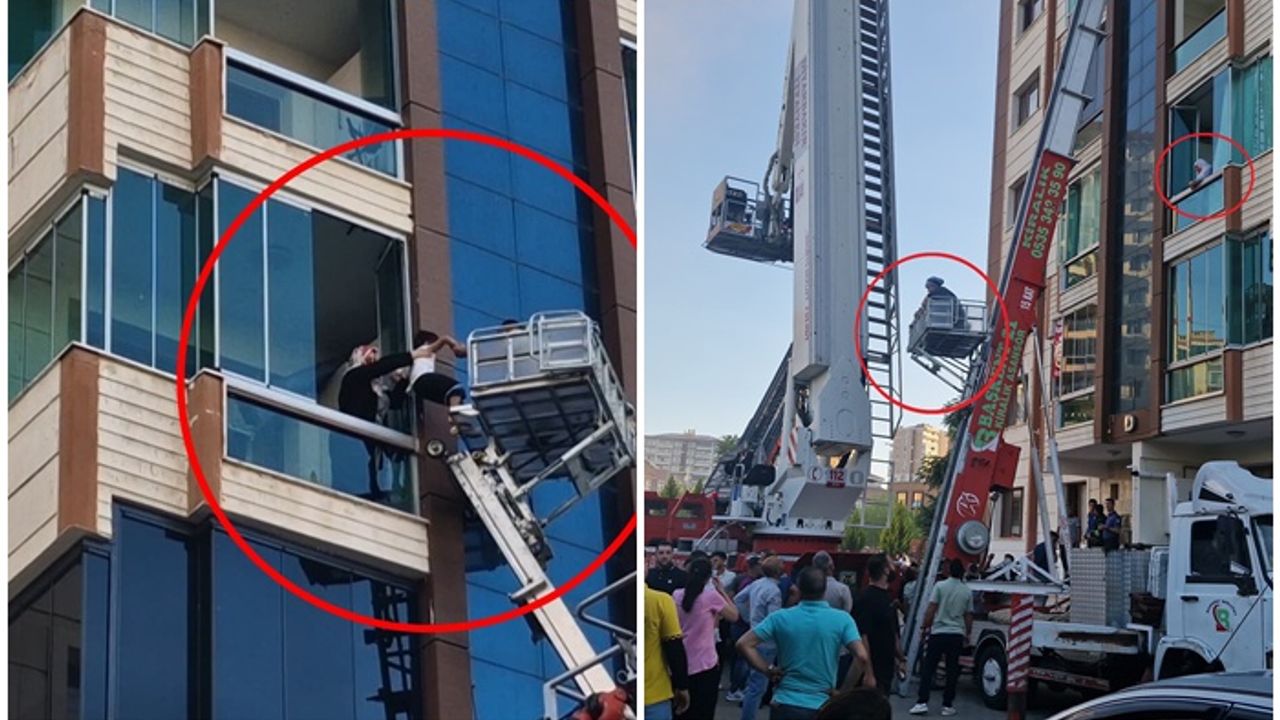 Diyarbakır’daki yangında birçok kişiyi kurtaran nakliyeci o anları anlattı