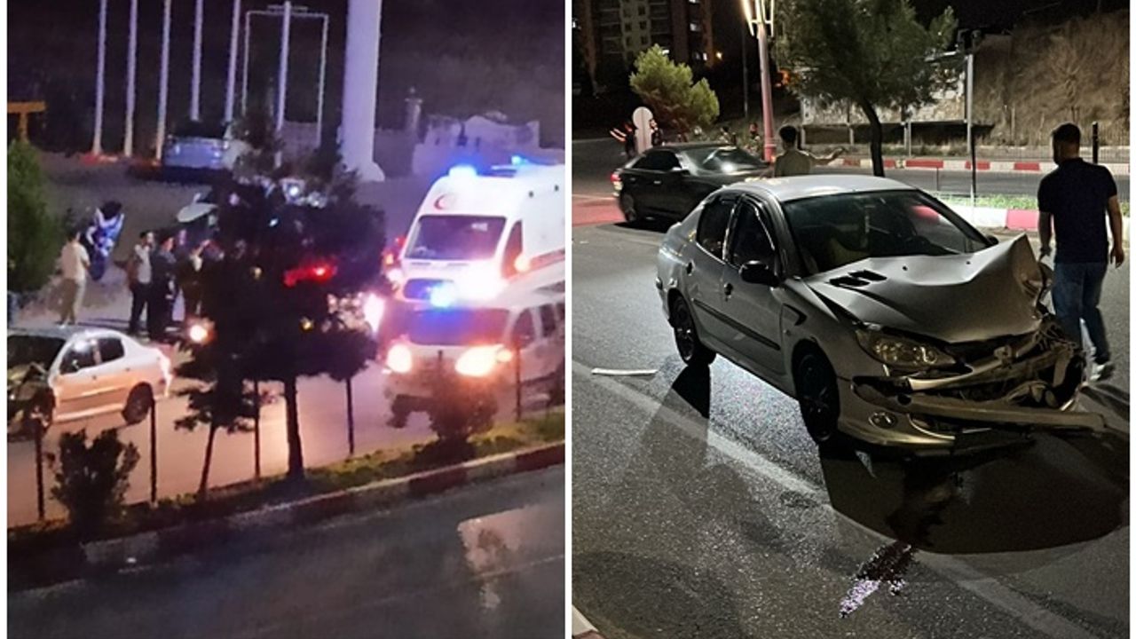 Siirt'te iki otomobil çarpıştı