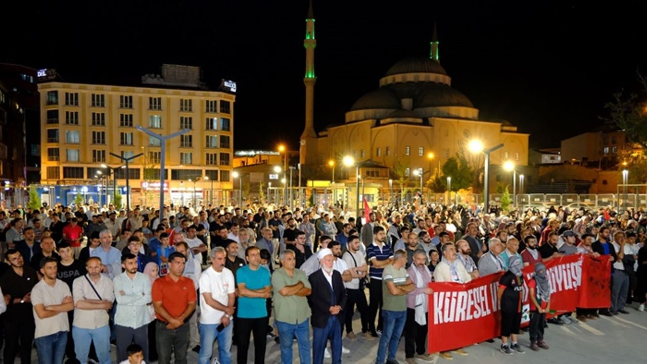 Van’da Gazze için küresel yürüyüş