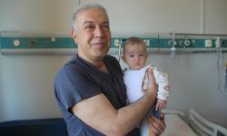 Boğazına çengelli iğne kaçan bebek iyileşti