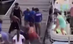 Yumruklar havada uçuştu