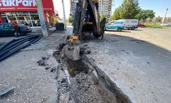 Diyarbakır'da doğalgaz borusu delindi