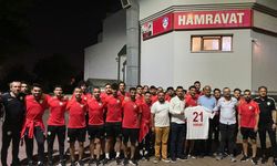 Amedsporlu futbolculara moral yemeği