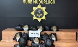 Şanlıurfa'da 11,5 kilogram skunk ele geçirildi