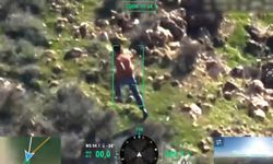 Uyuşturucu taciri dron ile yakalandı