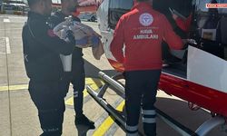 Şırnak'ta 37 günlük bebek, ambulans helikopterle Elazığ'a sevk edildi