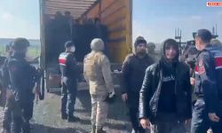 Diyarbakır’da tırda 72 kaçak göçmen
