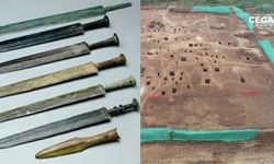 2.200 yıllık kılıçlar ve savaş arabaları bulundu