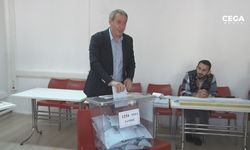 Dem Parti eş genel Başkanı Bakırhan, oyunu kullandı