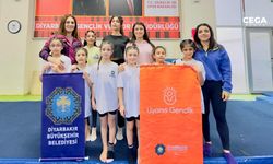 Diyarbakır’da minik jimnastikçiler derece aldı