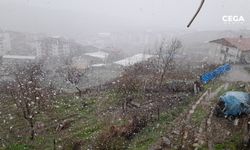 Diyarbakır’ın bazı ilçelerinde kar yağışı