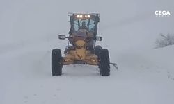 Tunceli'de karla mücadele: 9 köy yolu kapalı