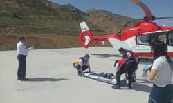 Helikopter 11 yaşındaki Büşra için havalandı
