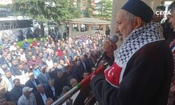 Malatya'da, Filistinliler için gıyabi cenaze namazı