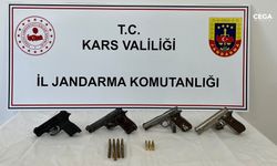 Kars’ta silah ticaretinde 4 gözaltı