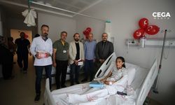 Mardin'de hastanedeki çocuklara 23 Nisan sürprizi