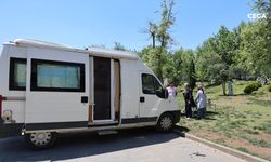 70 yaşındaki çiftten karavanla Türkiye turu