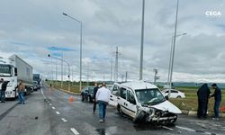 Kuzey çevre yolunda kaza: 6 yaralı