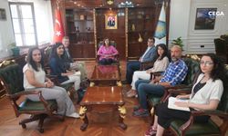 Avustralya heyetinden Diyarbakır Eş Başkanı Bucak’a ziyaret