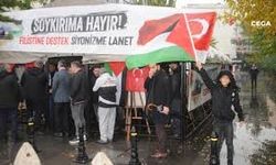 Şırnak'ta Filistin'e destek için yürüyüşü