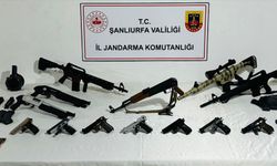 Şanlıurfa'da 13 silah ele geçirildi