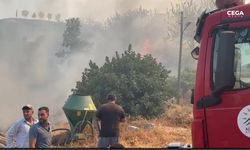 Söndürmek isterken traktör devirdi: 1 yaralı