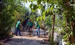 Mezarlıklar için temizlik ekibi kuruldu